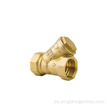 Hochwertiger Messingfilter-Gewindefilter GL11H Y-förmiger Filter für HVAC